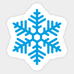 Winter Snow Flake Ice Crystal Sticker